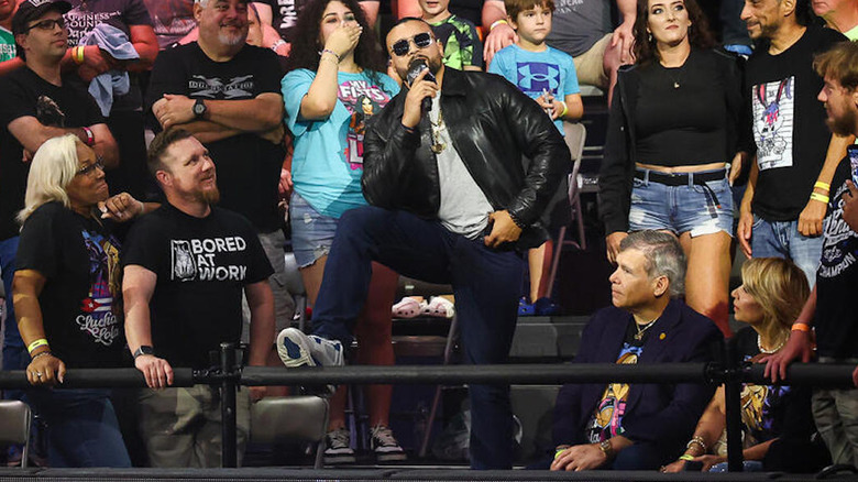 Cruz Montana in the crowd