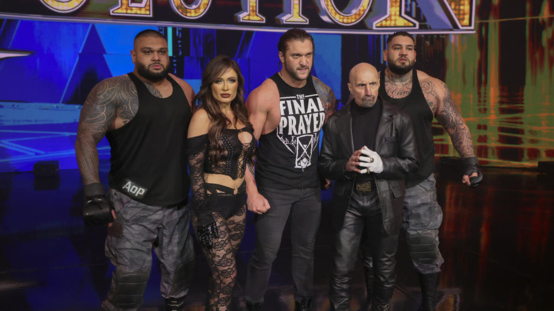 Karrion Kross, Scarlett, AOP, and Paul Ellering on "WWE SmackDown"