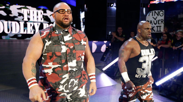 Bully Ray & D-Von Dudley walking to the ring