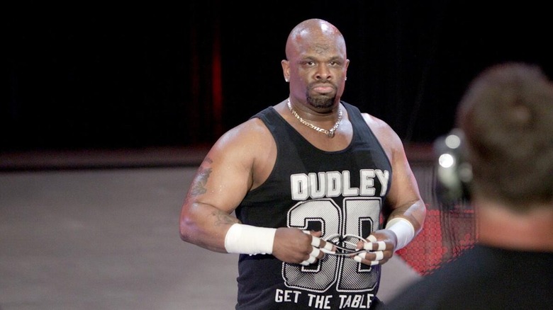 D-Von Dudley makes an entrance
