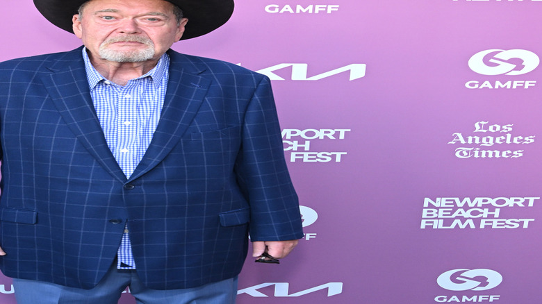 WWE legend Jim Ross attends the world premiere of 