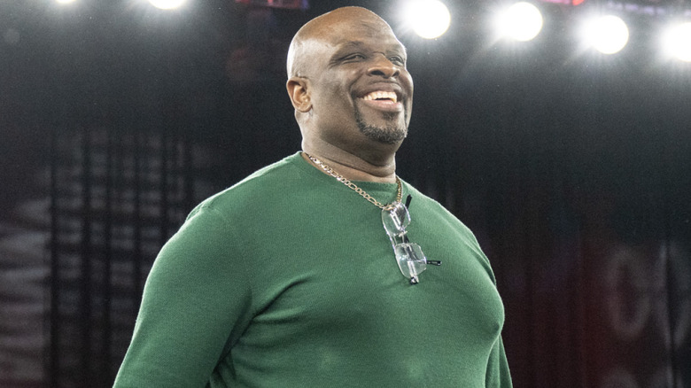 D-Von Dudley smiling