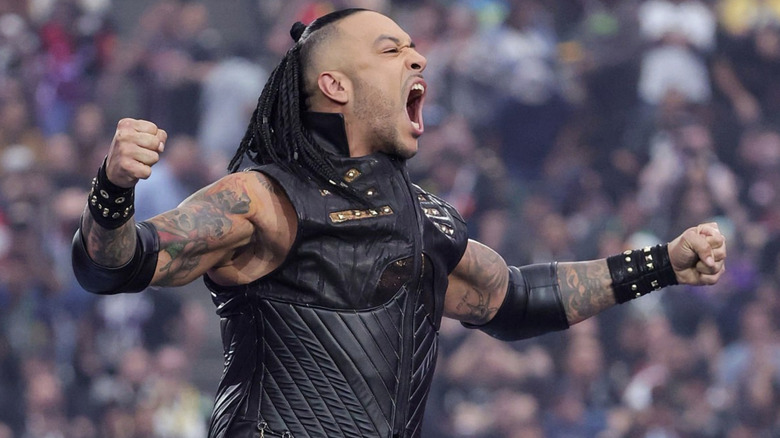 Damian Priest roars at WrestleMania 41.