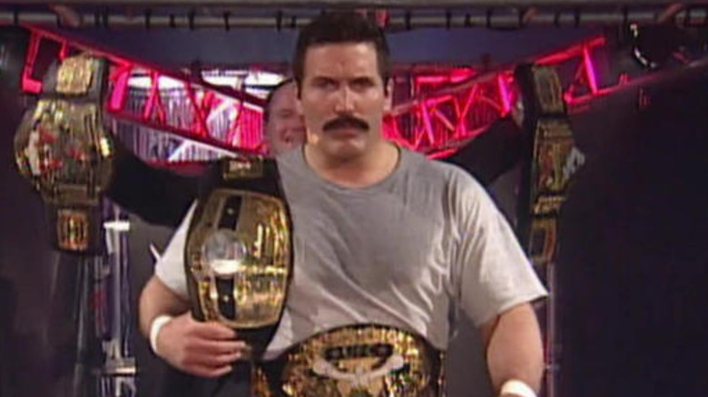 Dan Severn holding championships