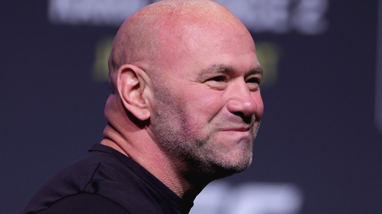 Dana White smiling