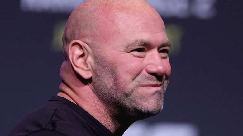 Dana White smirking