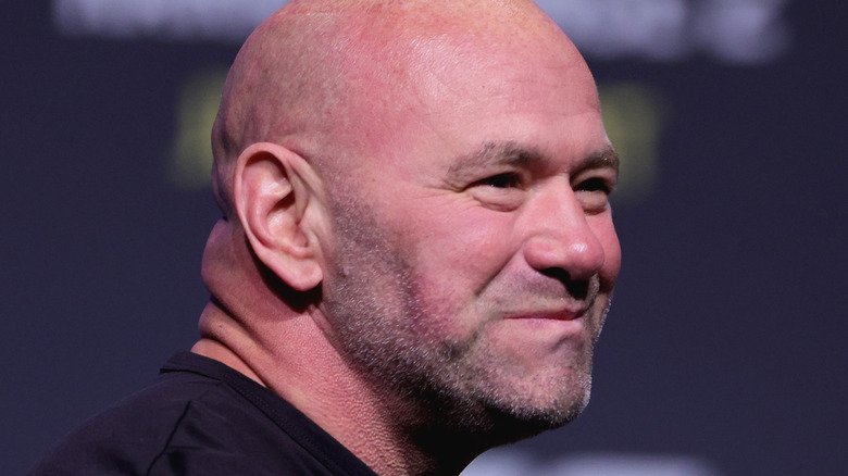 Dana White smirking