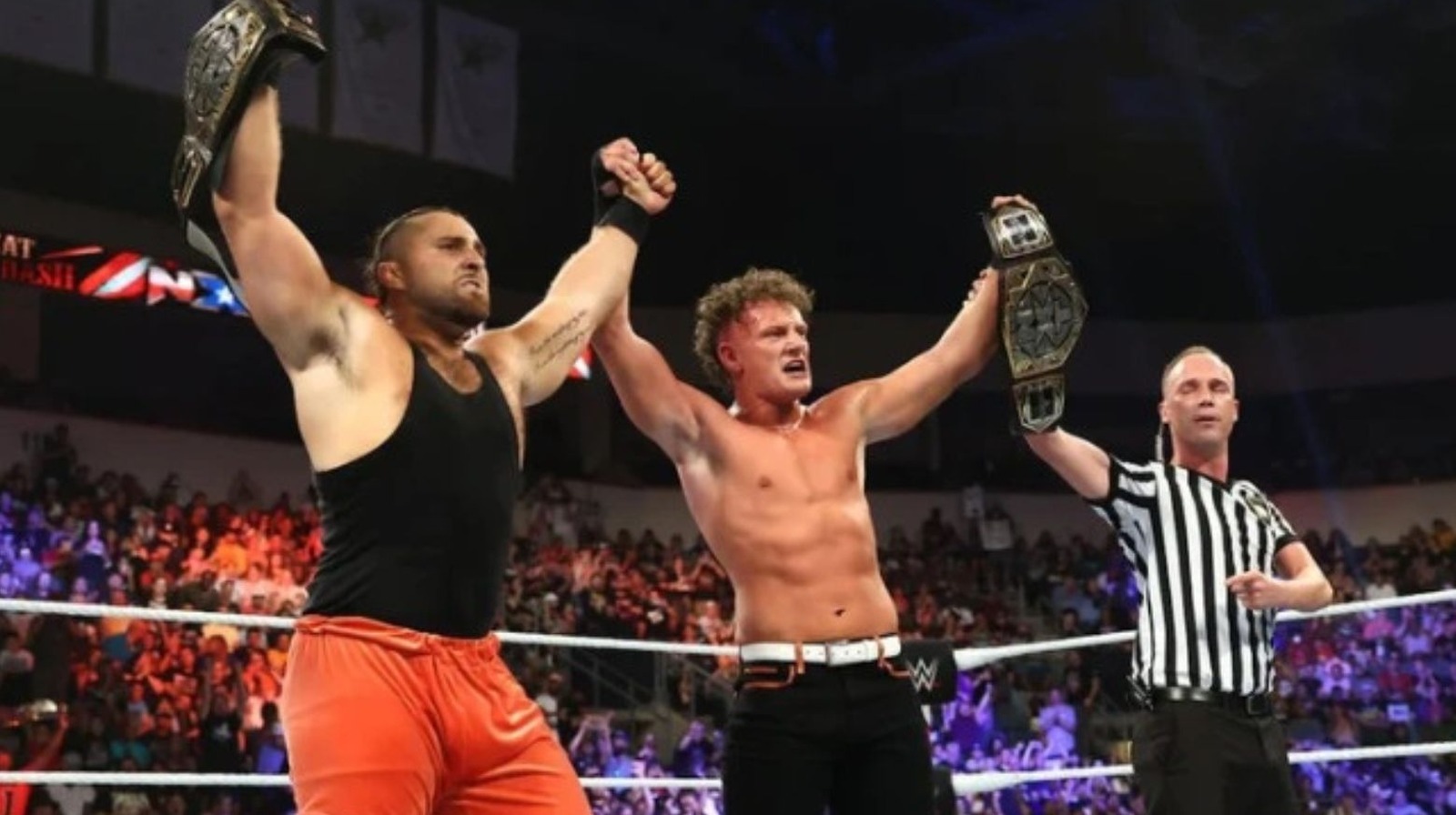 D'Angelo Family Retain WWE NXT Tag Team Titles In Fast-Paced Four-Way At No Mercy