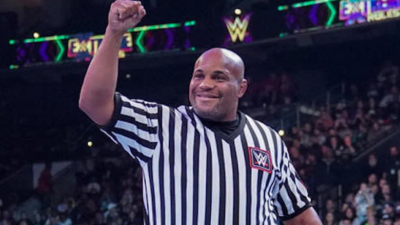 Daniel Cormier as the special guest referee for the Fight Pit Match at WWE Extreme Rules