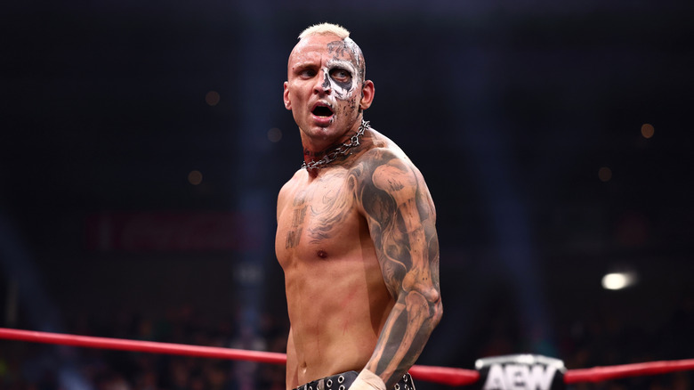 TNT Champion Darby Allin stares down an opponent in the ring during the September 19, 2026 edition of 
