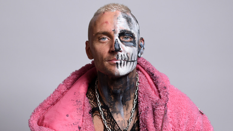 Darby Allin poses in the IMDboat Exclusive Portrait Studio at San Diego Comic-Con 2024