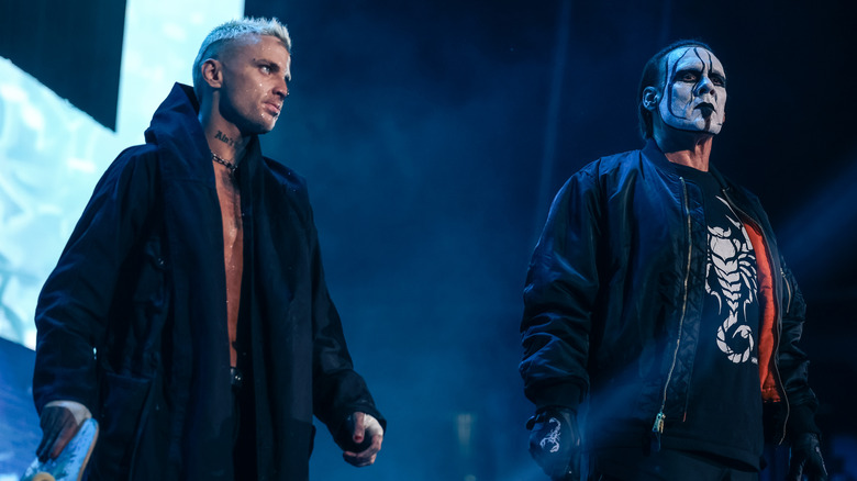 Darby Allin and Sting make their entrance