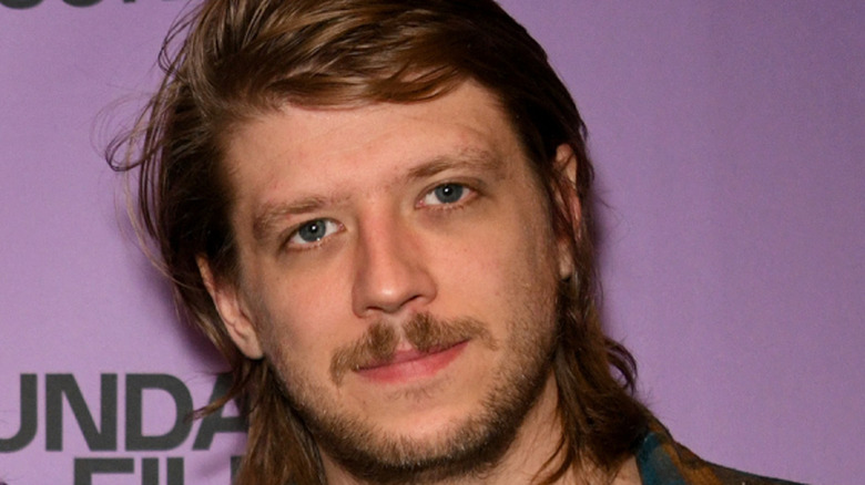 Evan Husney on the red carpet