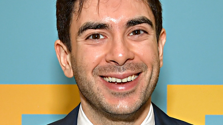 Tony Khan smiling