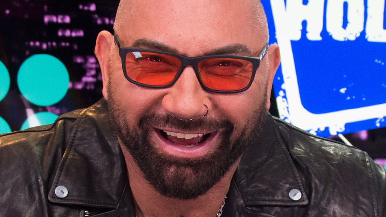 Dave Bautista laughing