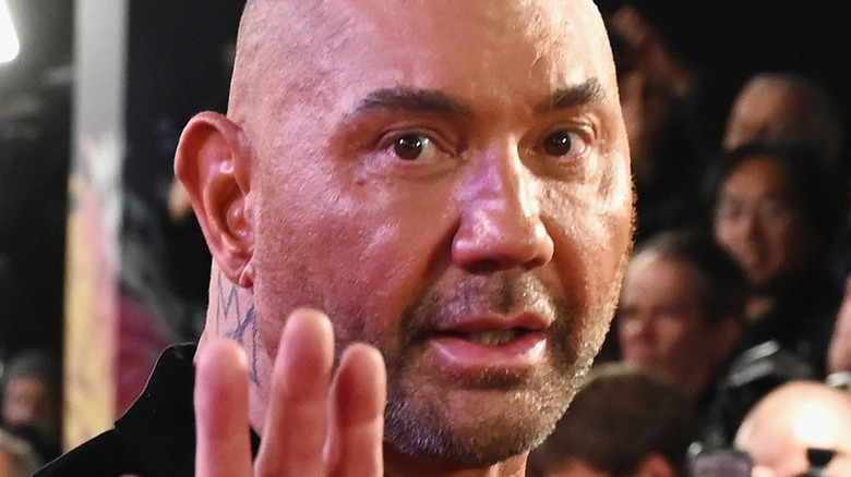 Dave Bautista posing