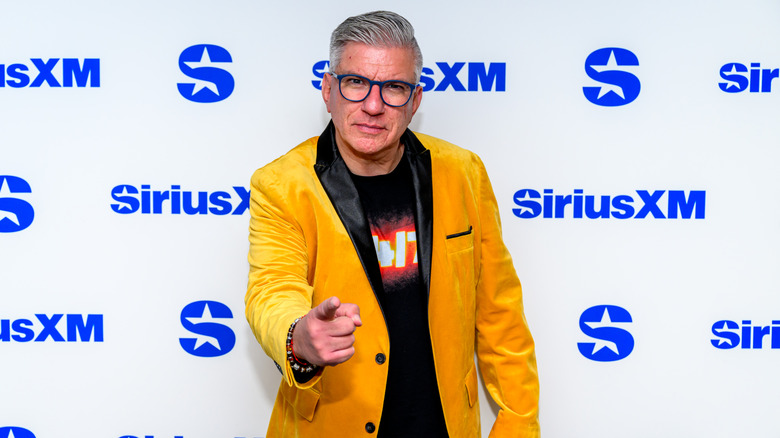 Dave LaGreca during the Busted Open podcast at SiriusXM Studios on October 23, 2025 in New York City.