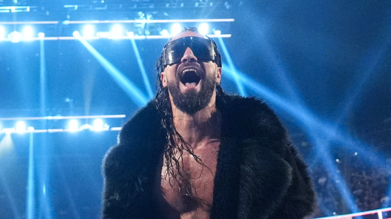 Seth Rollins making his entrance