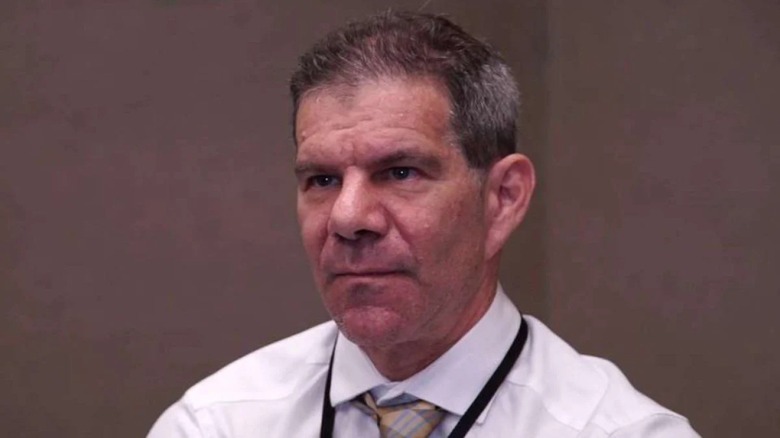Dave Meltzer looking unhappy