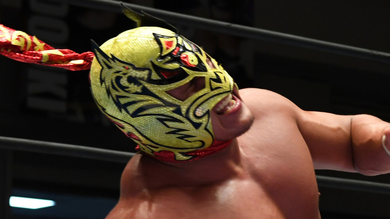 Dragon Lee in pain in Japan