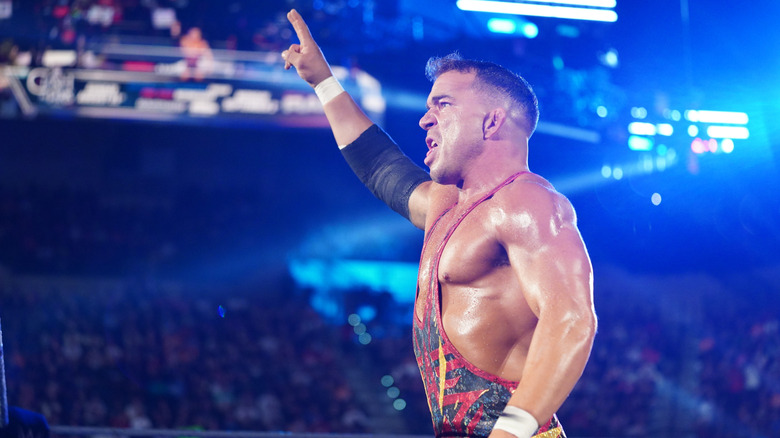 Chad Gable makes an entrance