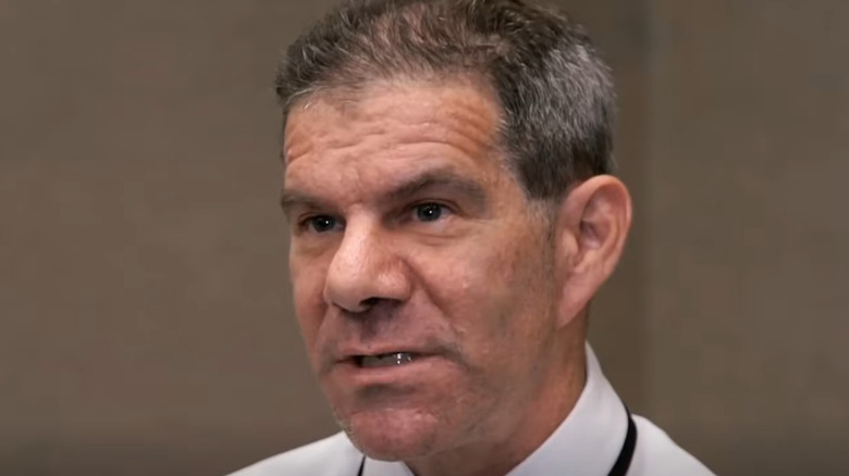 Dave Meltzer giving an interview