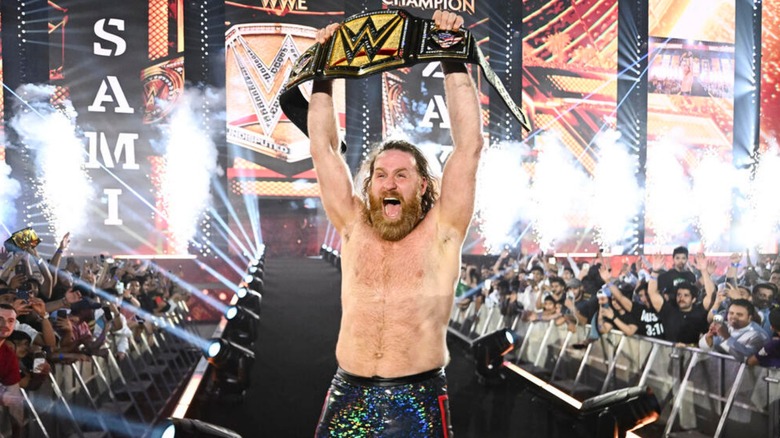 Sami Zayn wins the Undisputed WWE Title at Night of Champions