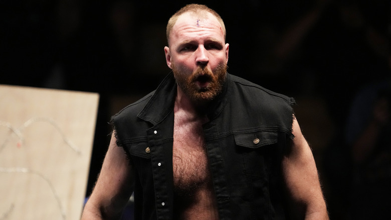 Jon Moxley wearing a vest