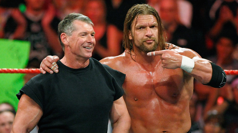 Vince McMahon and Paul "Triple H" Levesque