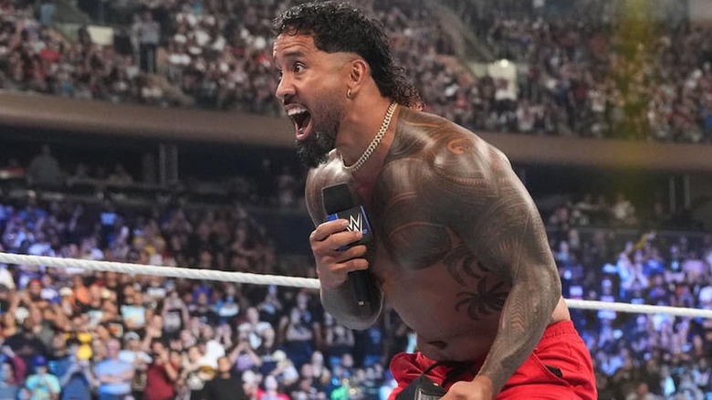 Jey Uso challenging Roman Reigns