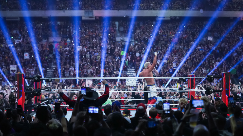 Cody Rhodes celebrating