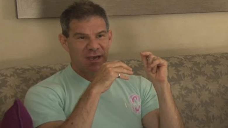 Dave Meltzer gesticulates