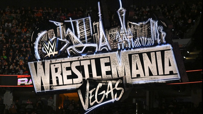 WrestleMania 42 sign on 