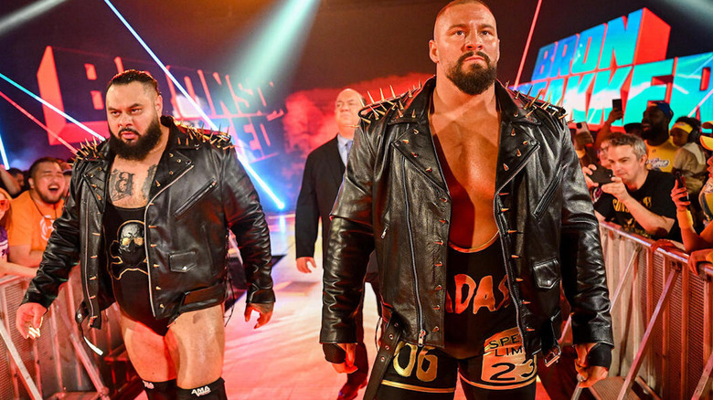 Bron Breakker approaching the ring