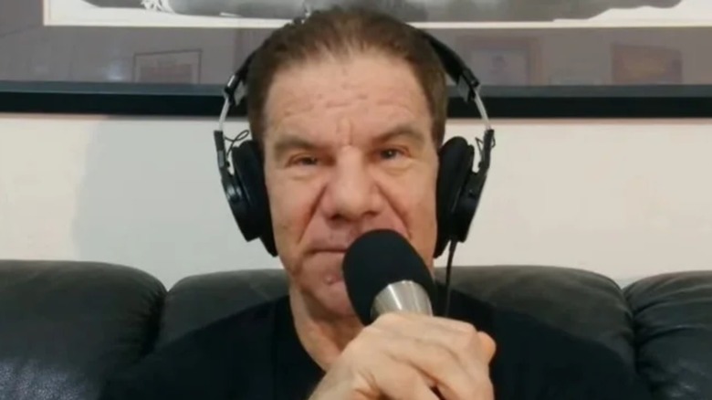 Dave Meltzer on the mic