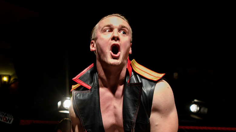A young Ilja Dragunov in wXw