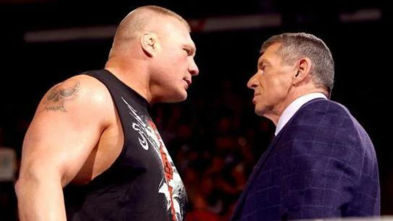 Brock Lesnar and Vince McMahon