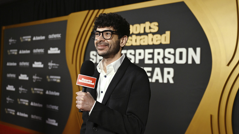 Tony Khan attends the Sports Illustrated Sportsperson of the Year Ceremony on January 06, 2026 in Las Vegas, Nevada.