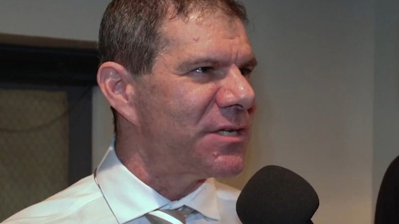 Dave Meltzer during interview