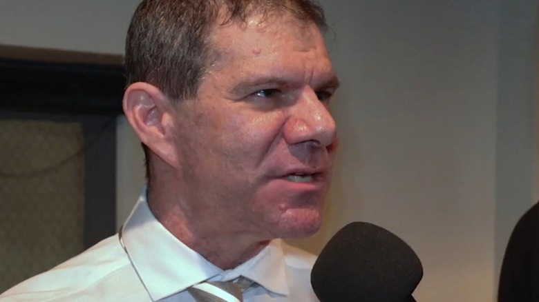 Dave Meltzer during interview