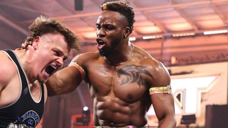 Edris Enofe beats up one of the Creed Brothers