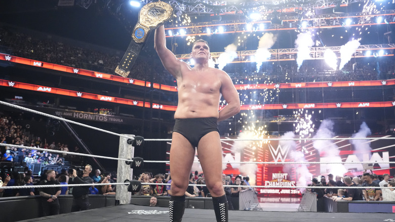 Gunther on WWE Raw