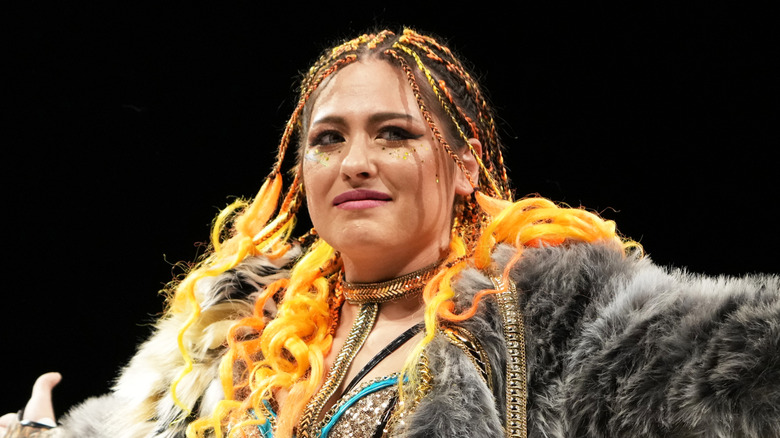 Giulia competing for Marigold in Japan