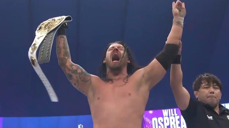 David Finlay celebrating