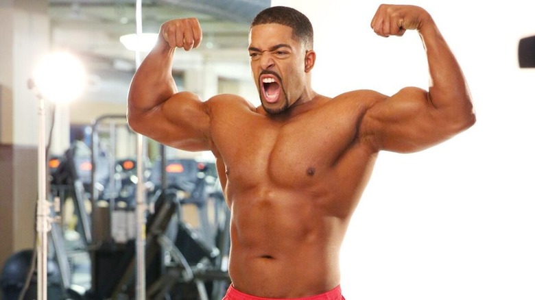 David Otunga during his "Muscle & Fitness" photoshoot.