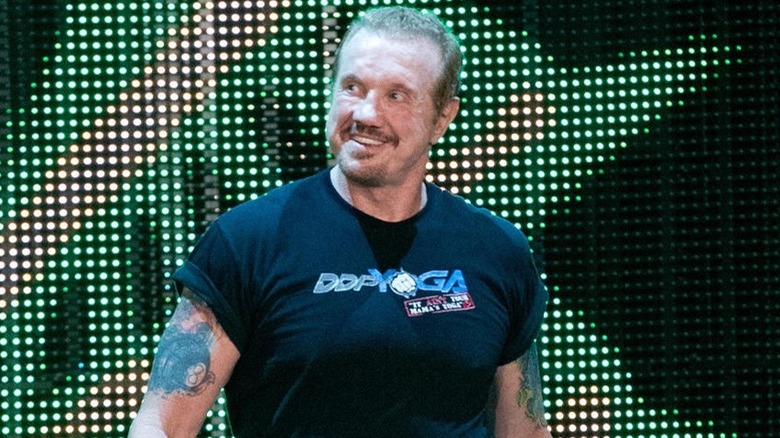 DDP makes his entrance 