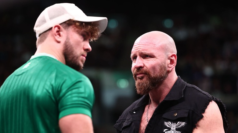 Jon Moxley confronts Will Ospreay