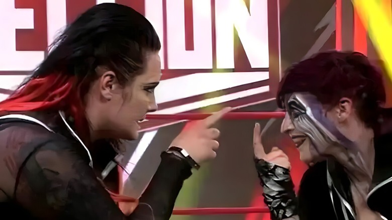 Rosemary and Havok in the ring 