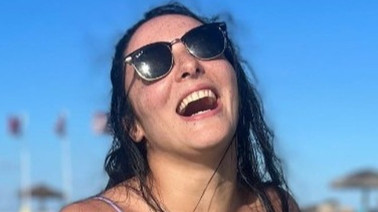 Deonna Purrazzo laughing