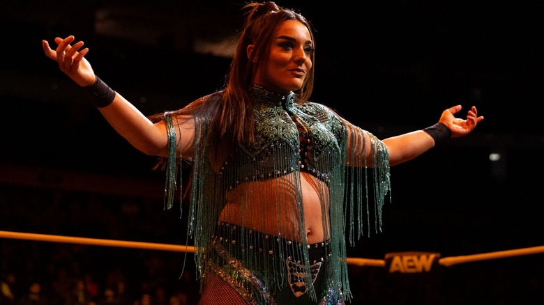 Deonna Purrazzo posing